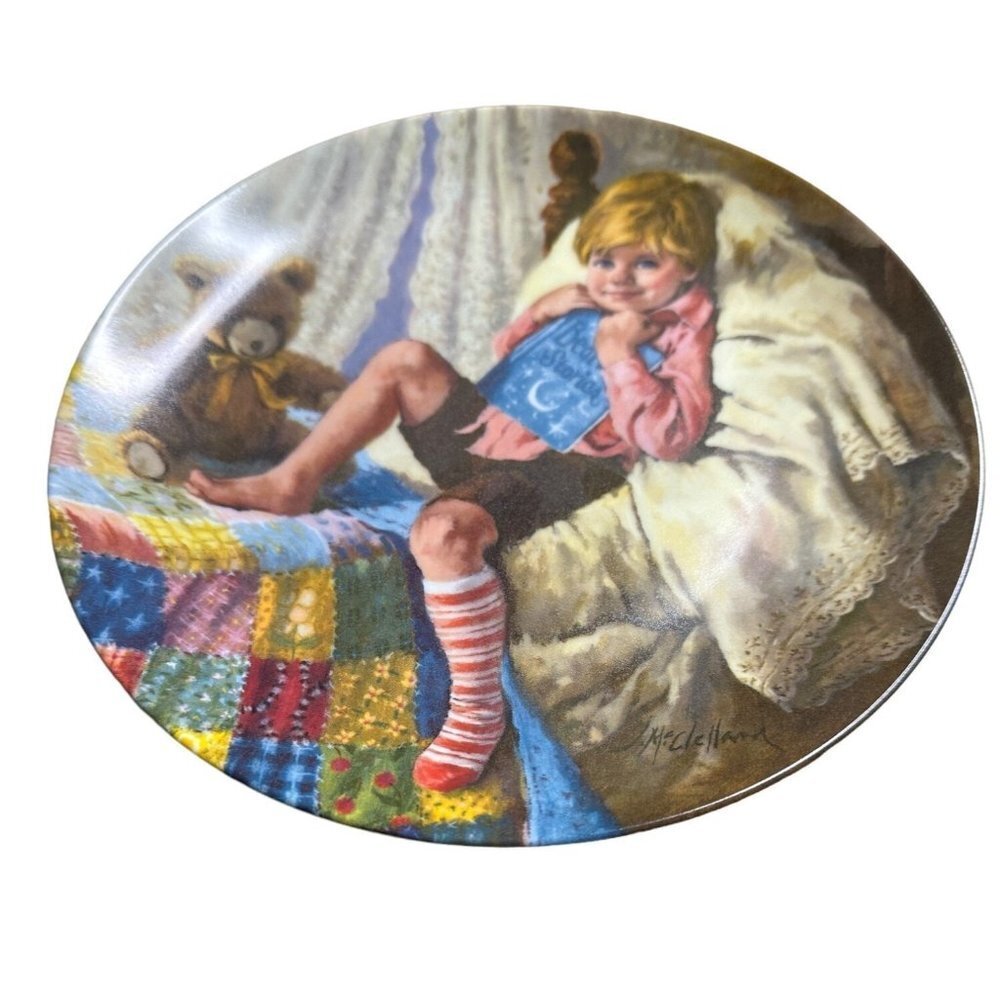 RECO Diddle Diddle Dumpling 1984 Plate 6 Collectable #1423K Sixth issue